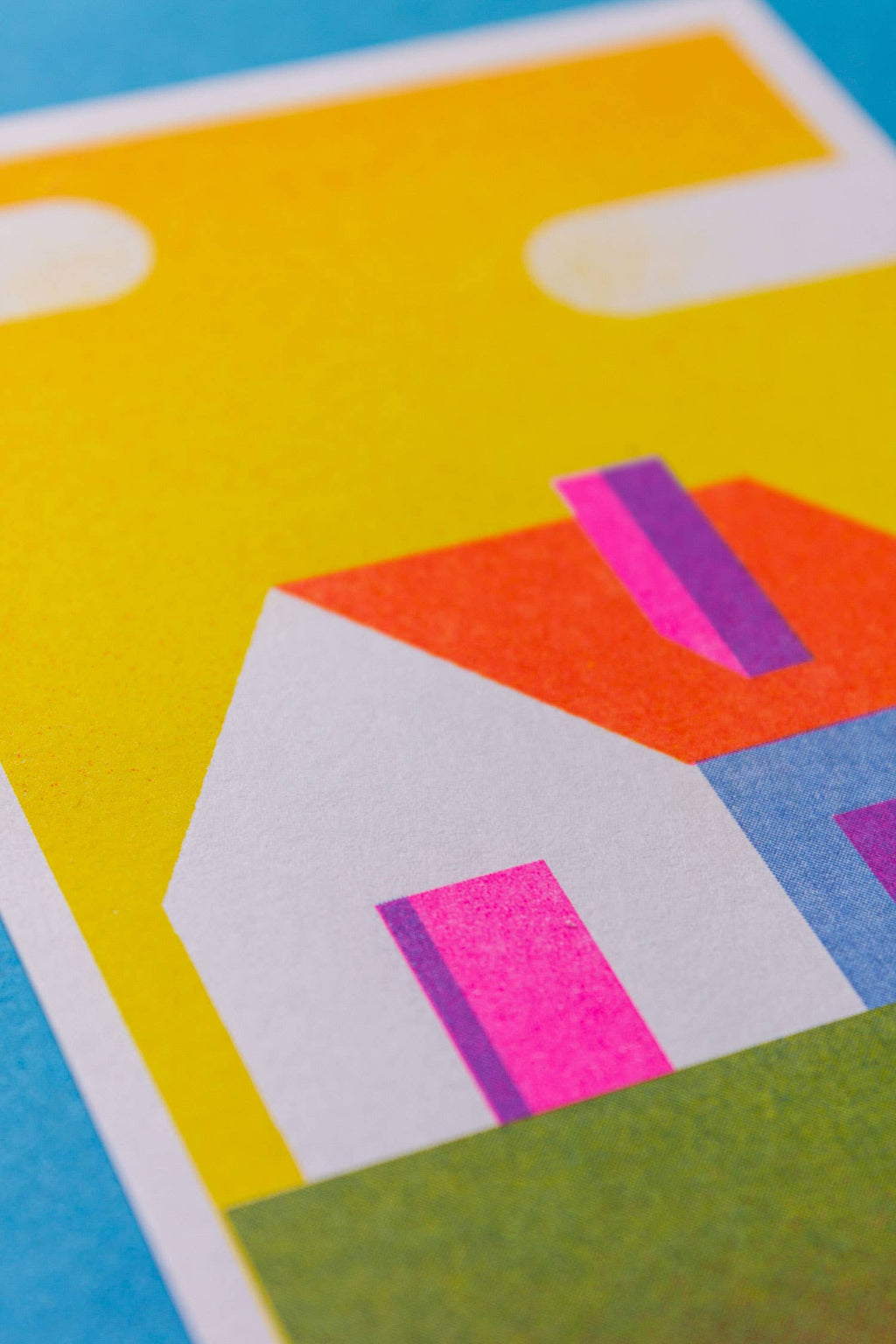 Riso Print - Häuser
