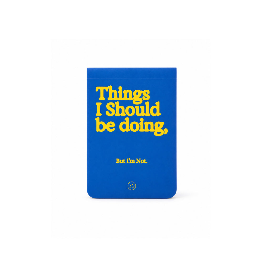 Notizblock THINGS I SHOULD BE DOING