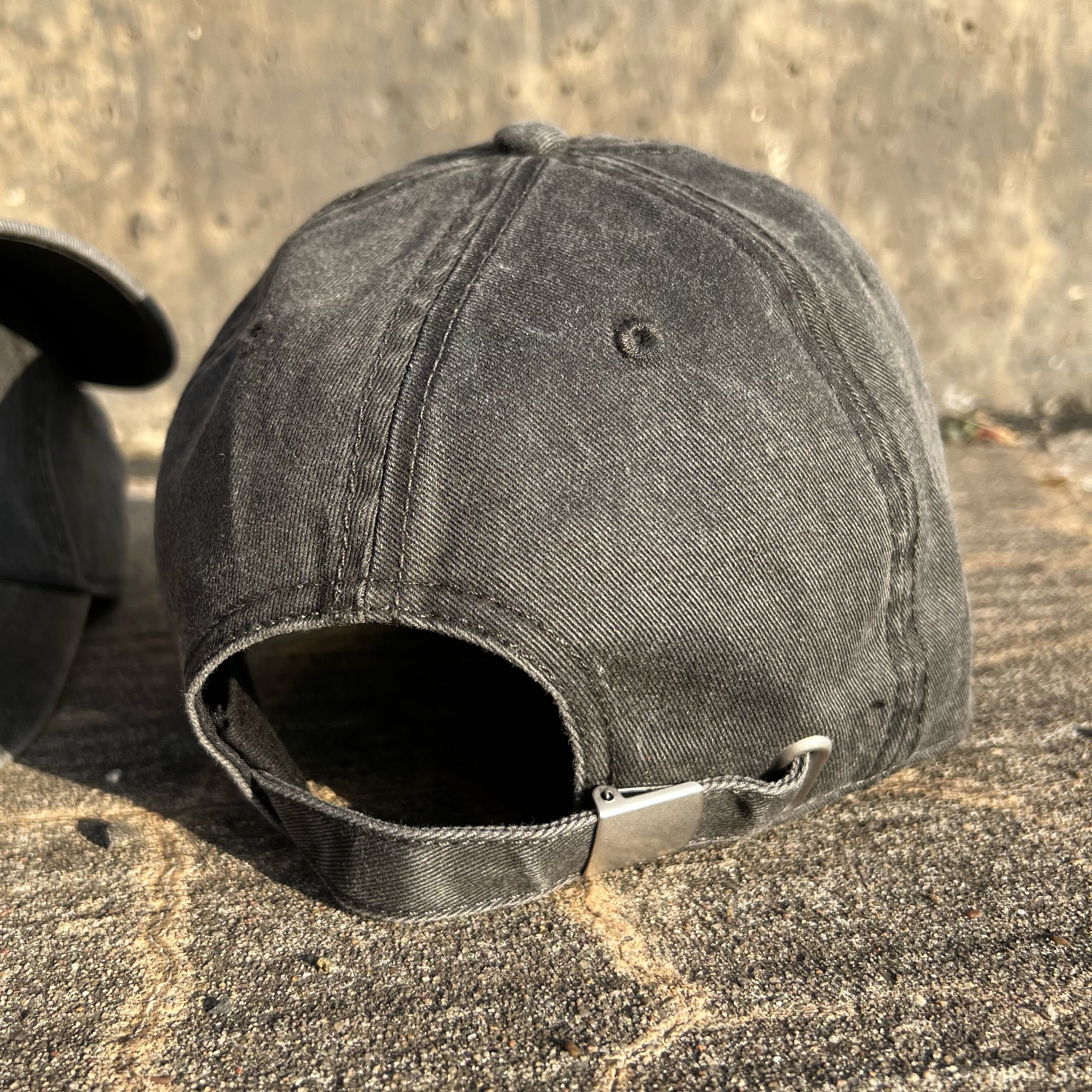 Basecap „STABIL LABIL“ vintage-schwarz