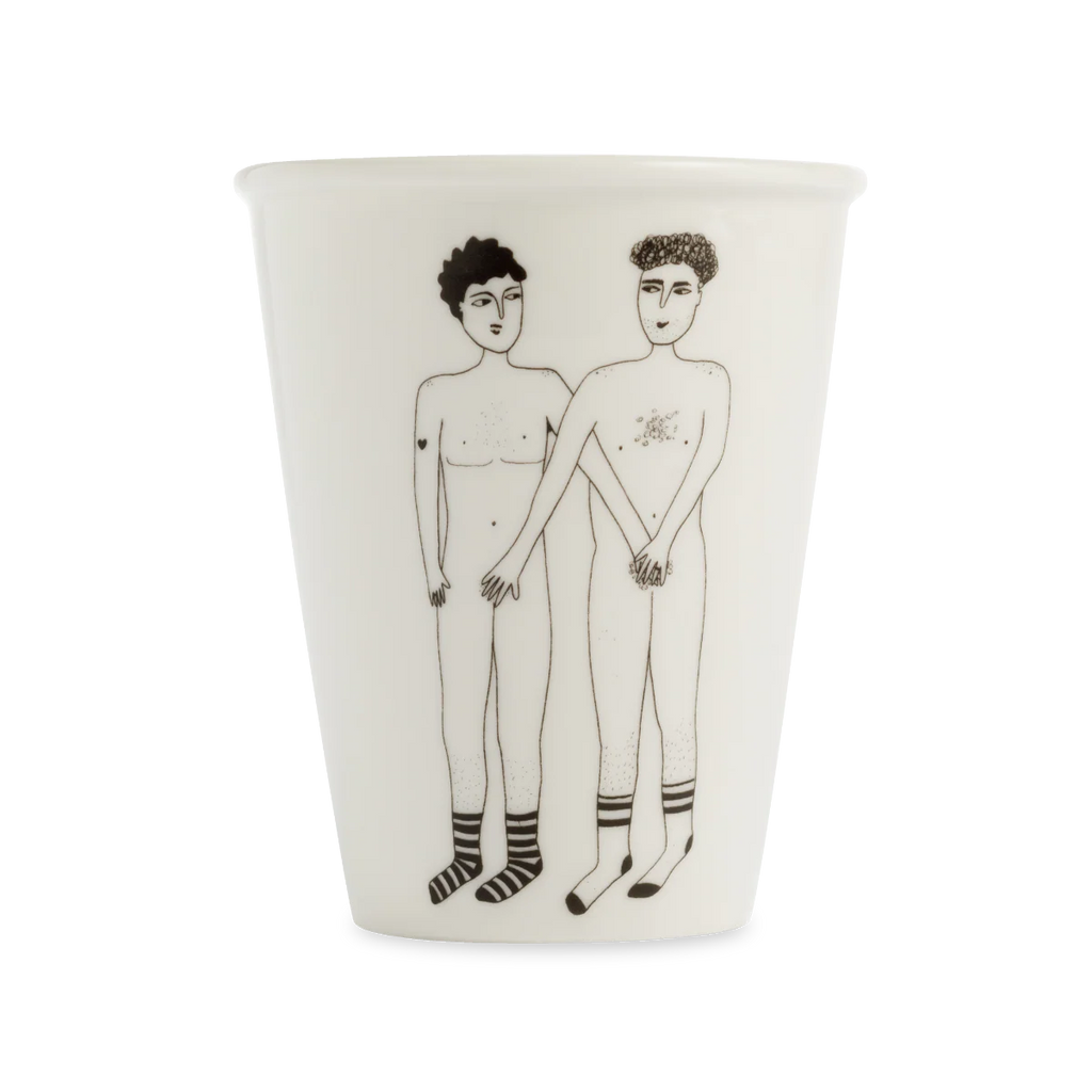Becher Porzellan verschiedene Motive