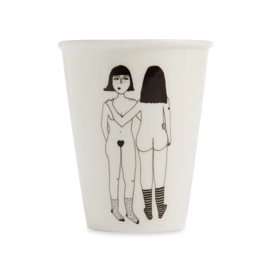 Becher Porzellan verschiedene Motive