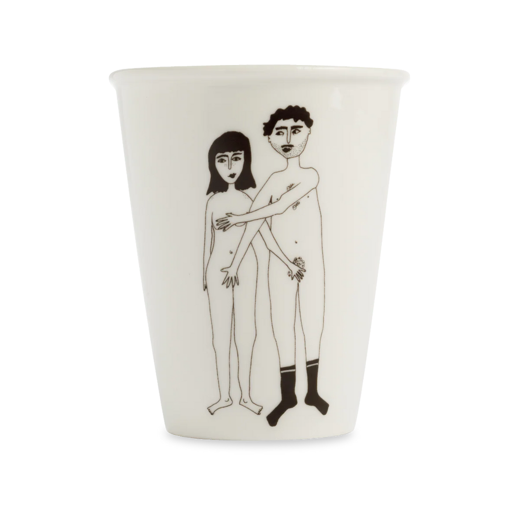 Becher Porzellan verschiedene Motive