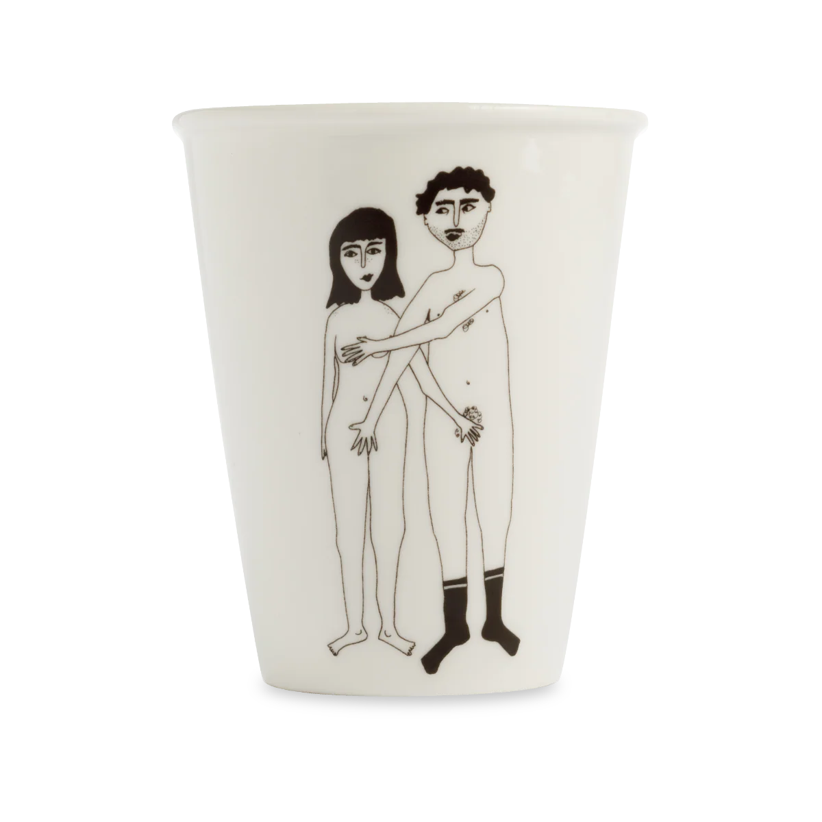 Becher Porzellan verschiedene Motive