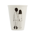 Becher Porzellan verschiedene Motive