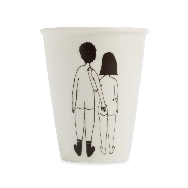 Becher Porzellan verschiedene Motive