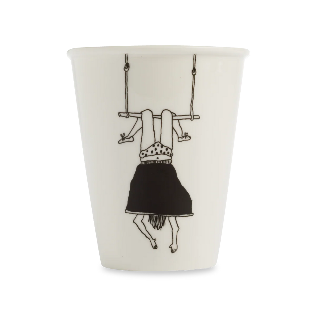 Becher Porzellan verschiedene Motive