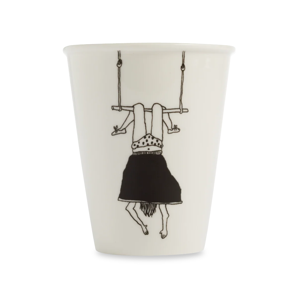 Becher Porzellan verschiedene Motive