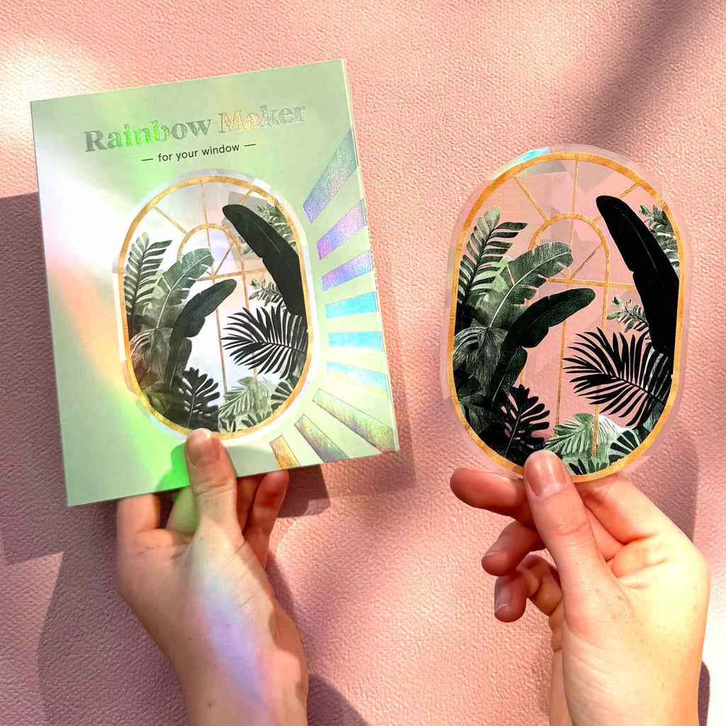 Regenbogen Aufkleber – Pflanzenparadies
