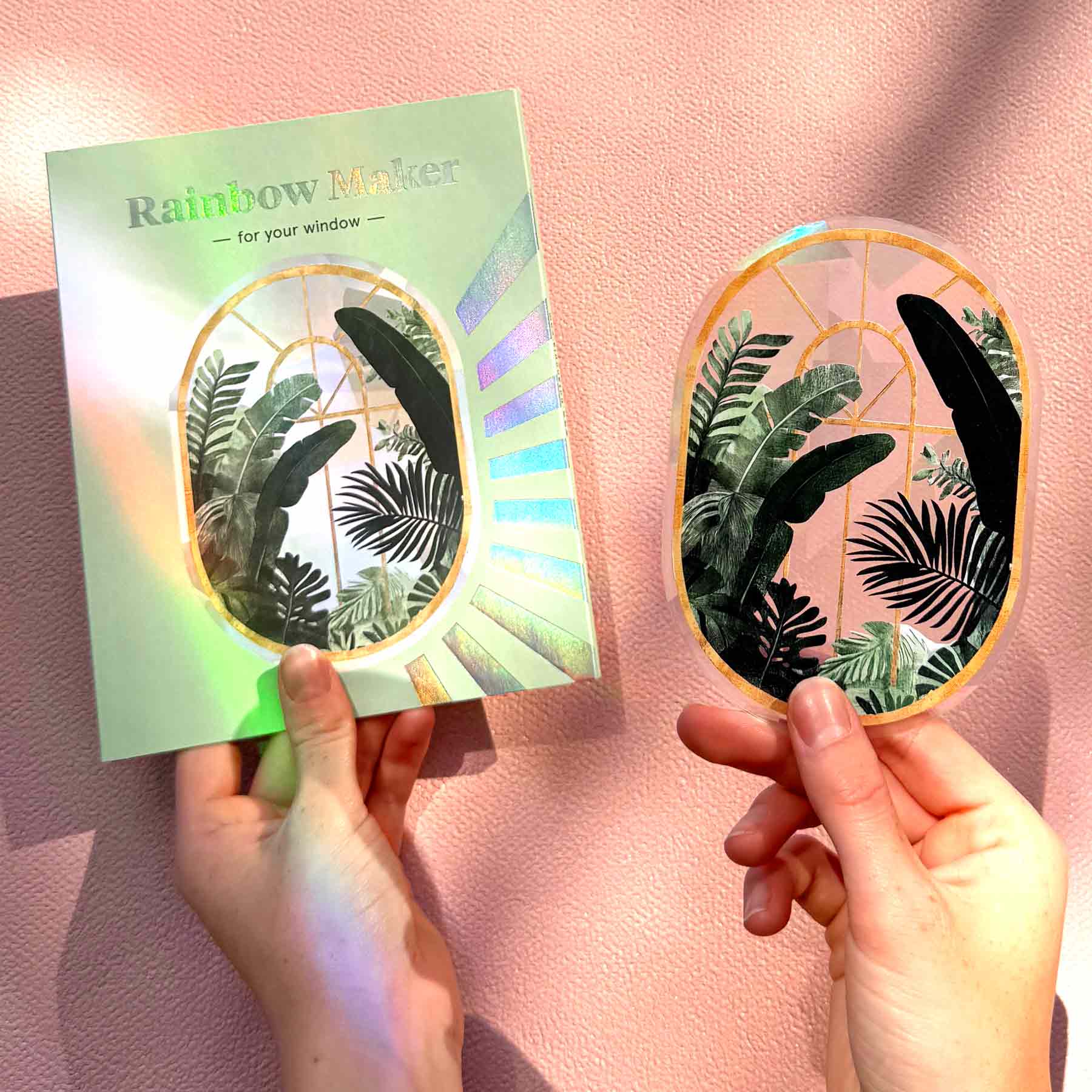 Regenbogen Aufkleber – Pflanzenparadies