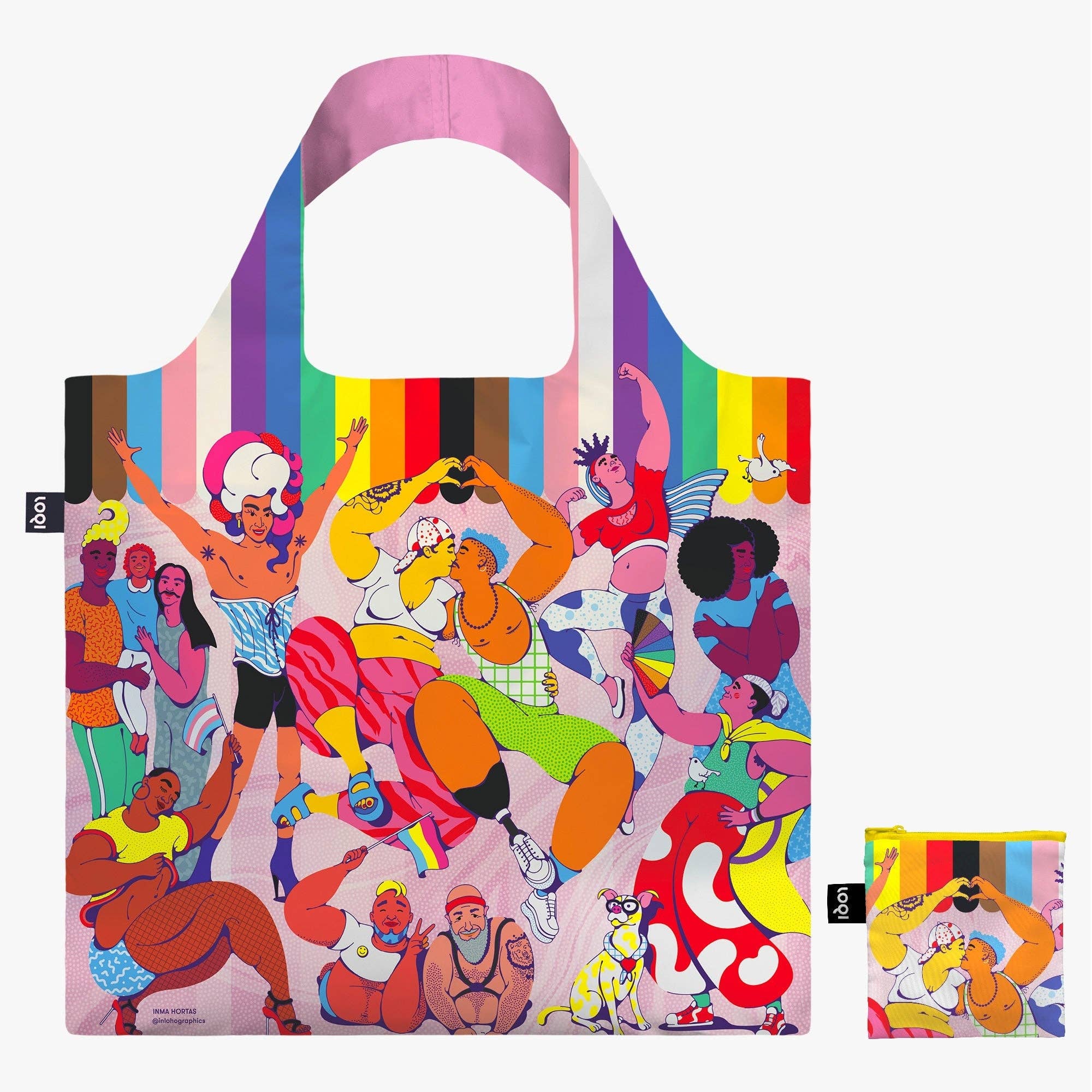 Tragetasche "Pride" aus recyceltem Material
