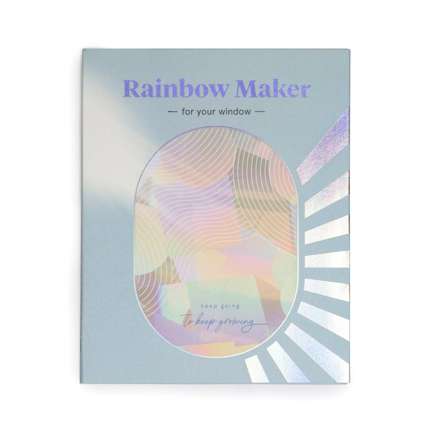 Regenbogen Aufkleber - Keep going to keep growing