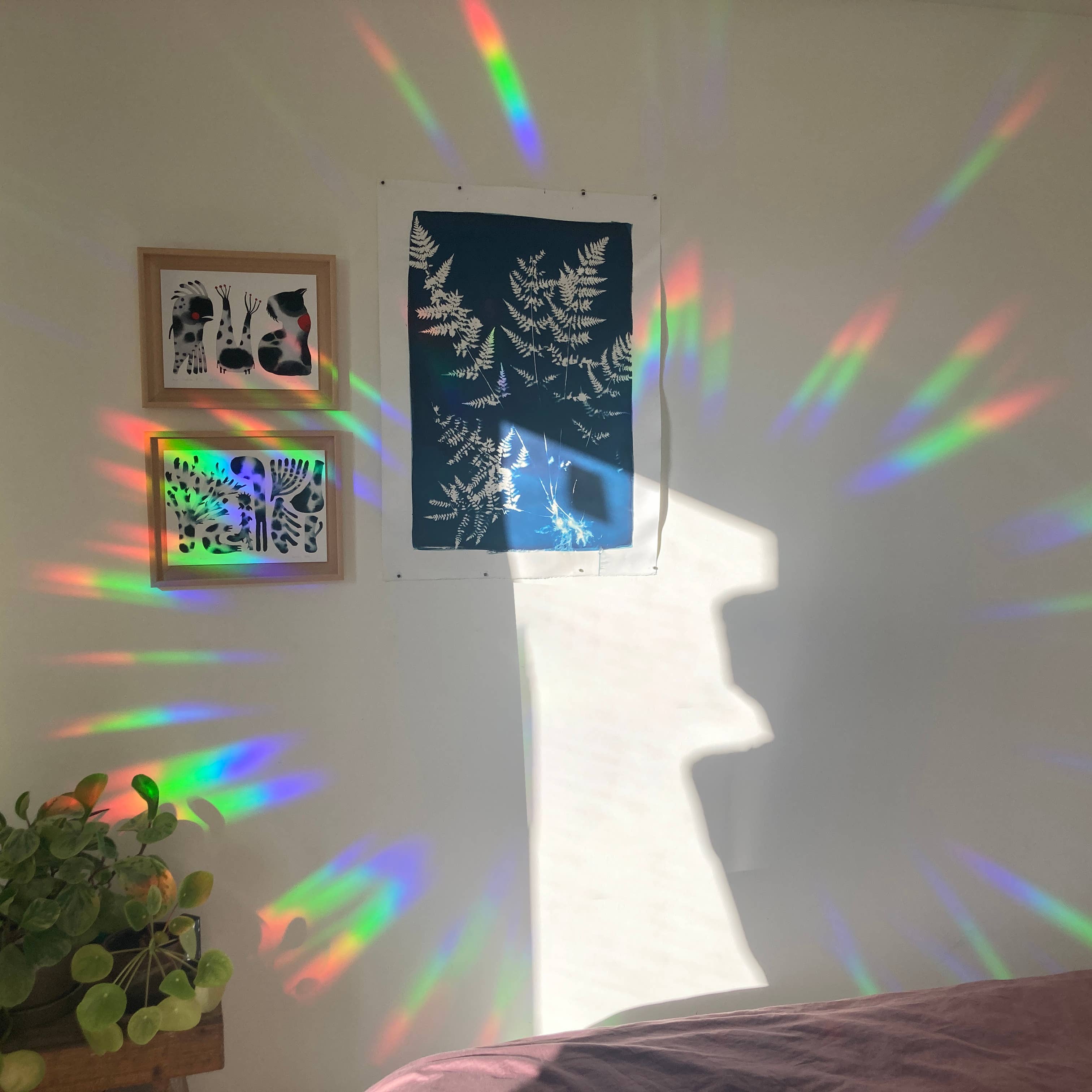 Regenbogen Aufkleber - Keep going to keep growing