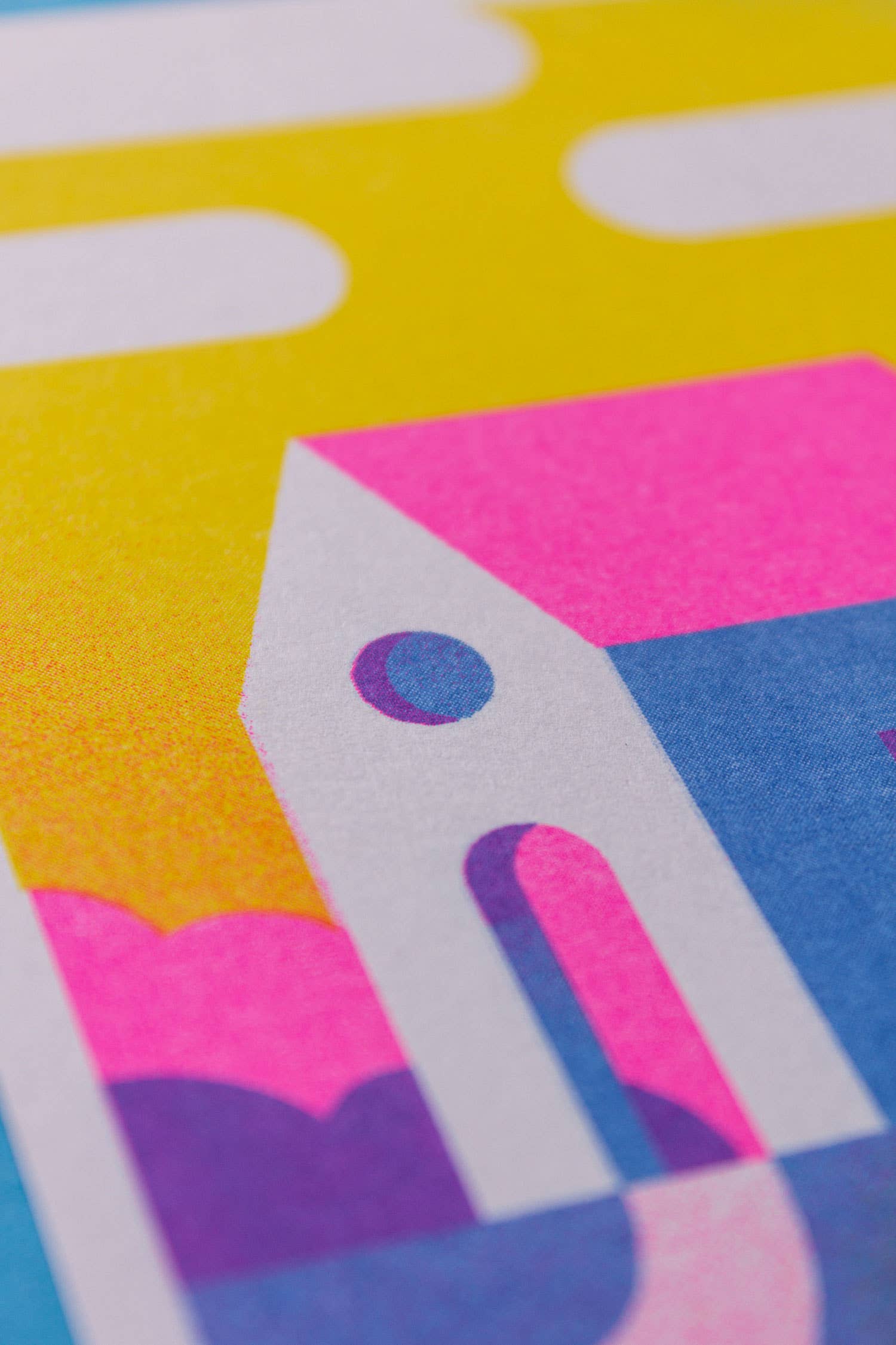 Riso Print - Häuser