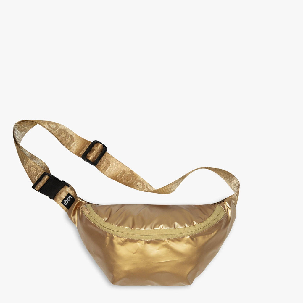 Gürteltasche "Metallic Gold" aus recyceltem Material