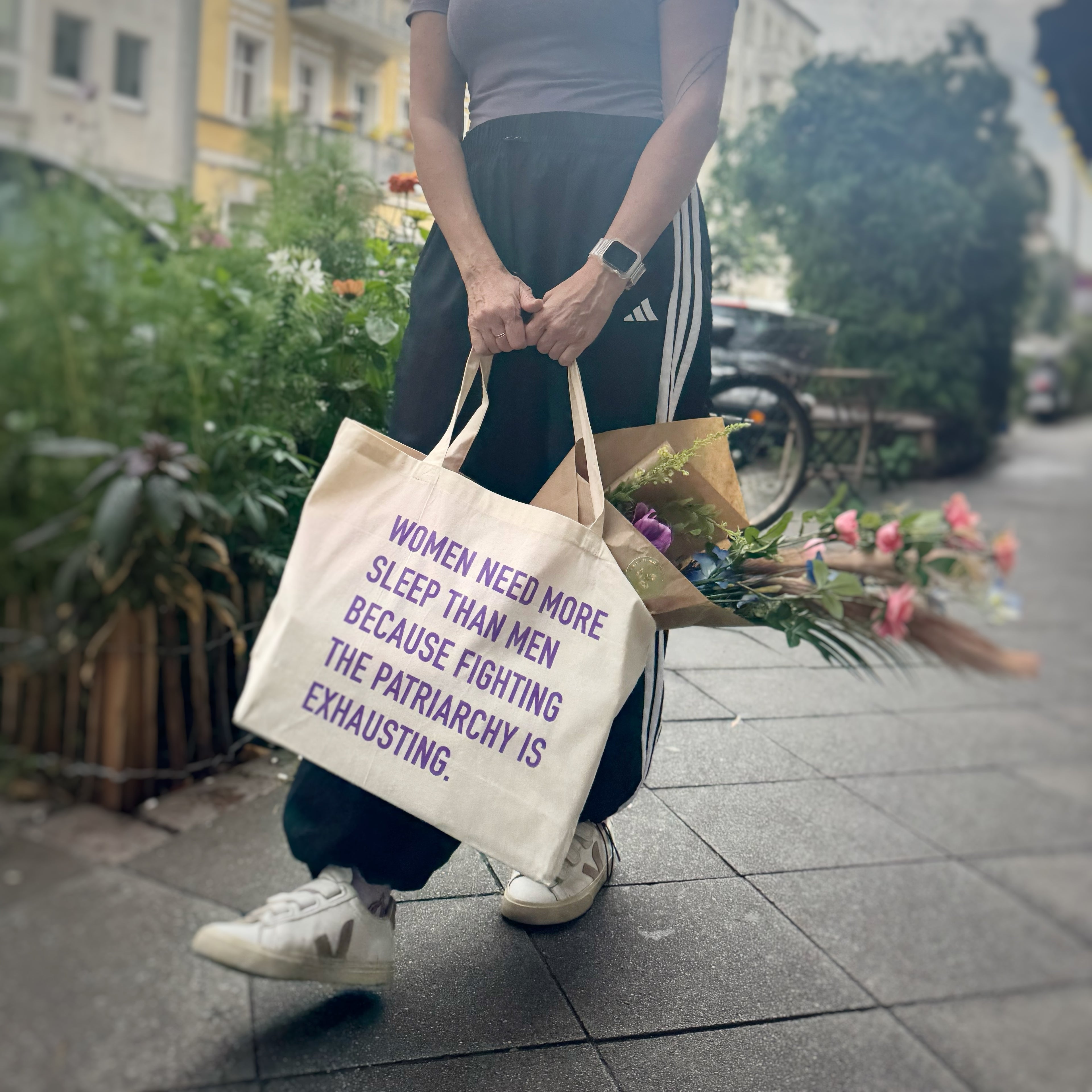 Tote Bag "Women need more sleep" Baumwolle