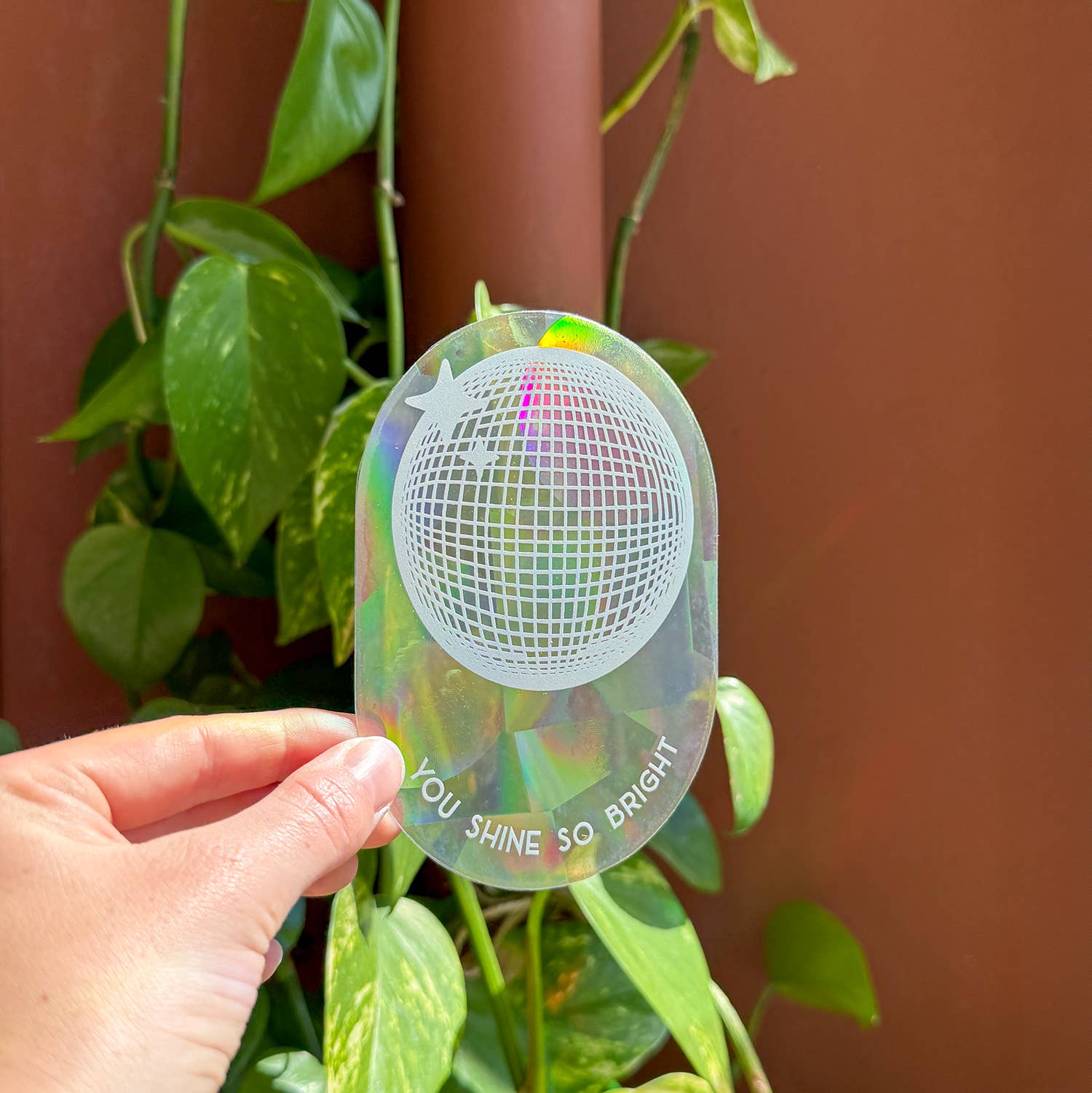 Regenbogen Aufkleber – You shine so bright