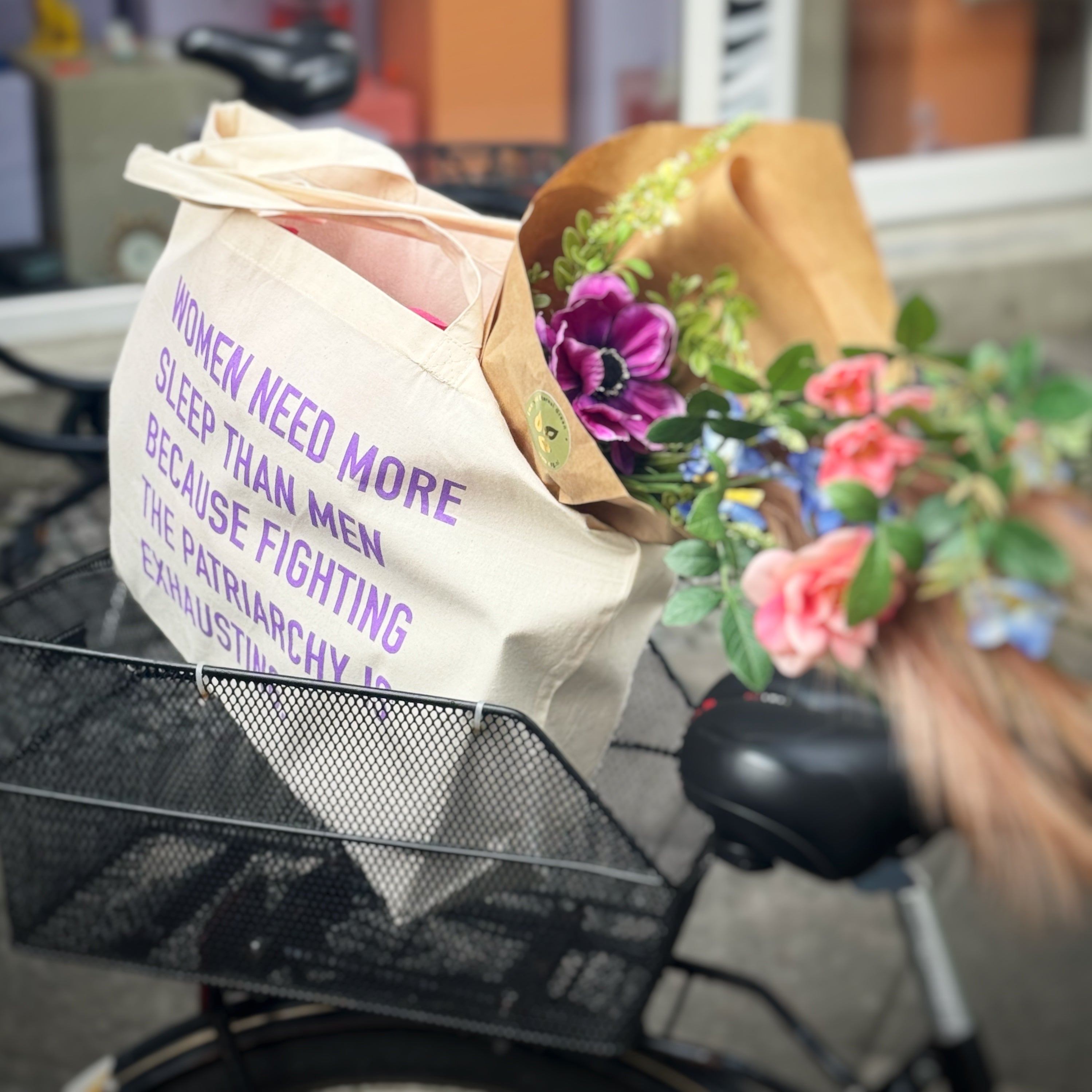 Tote Bag "Women need more sleep" Baumwolle