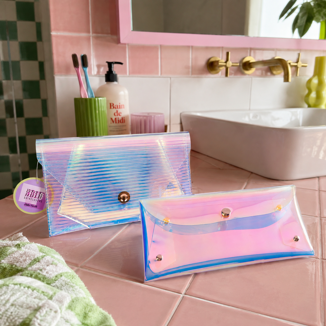 Kosmetik- oder Zubehörtasche Holo