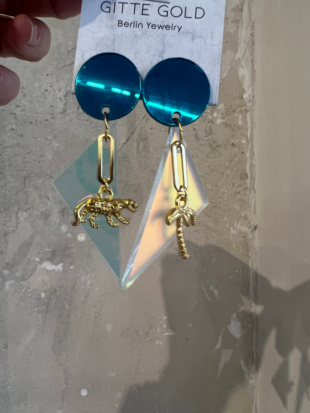 EINZELSTÜCK Ohrhänger Plexiglas 12