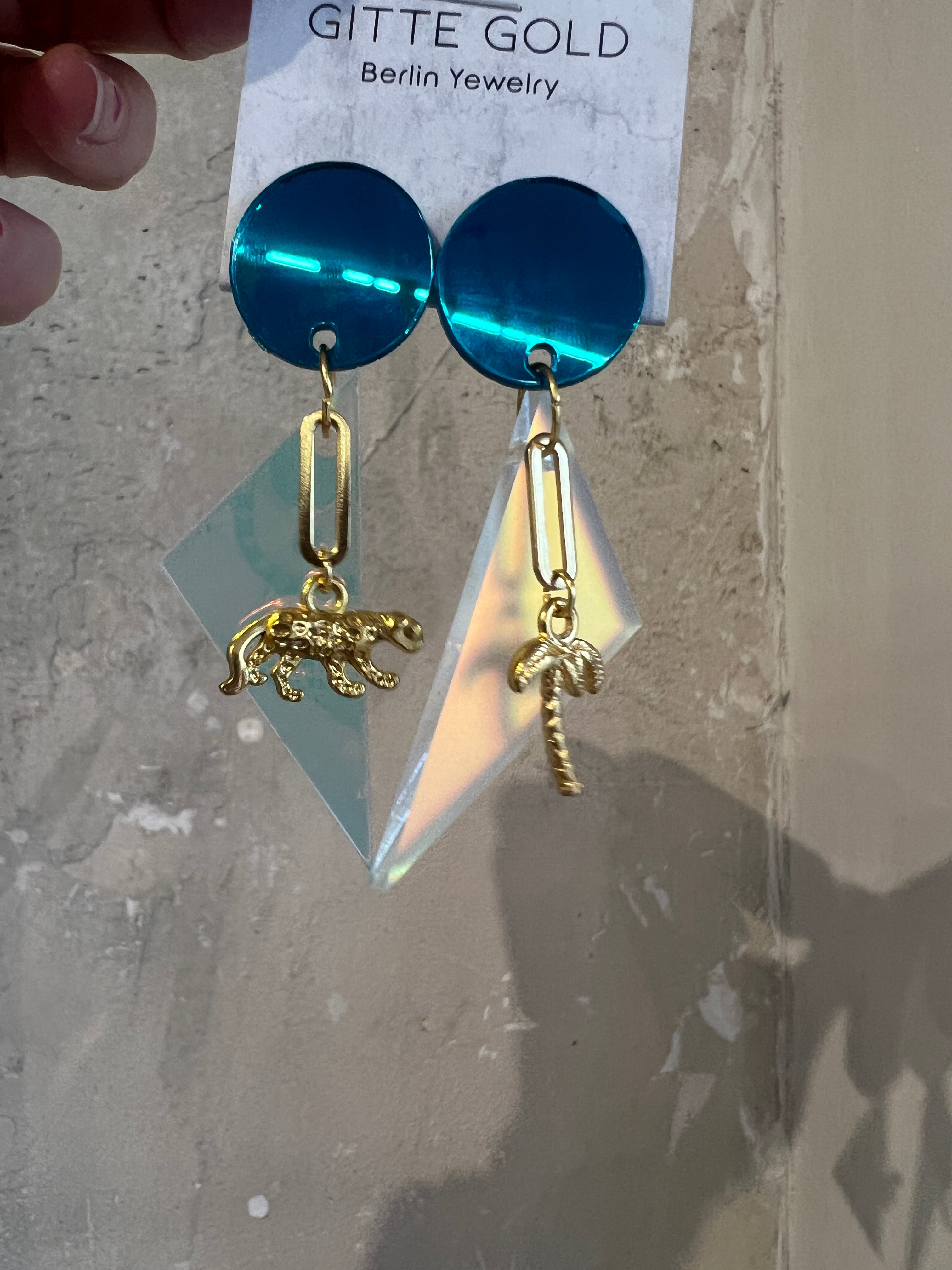 EINZELSTÜCK Ohrhänger Plexiglas 12