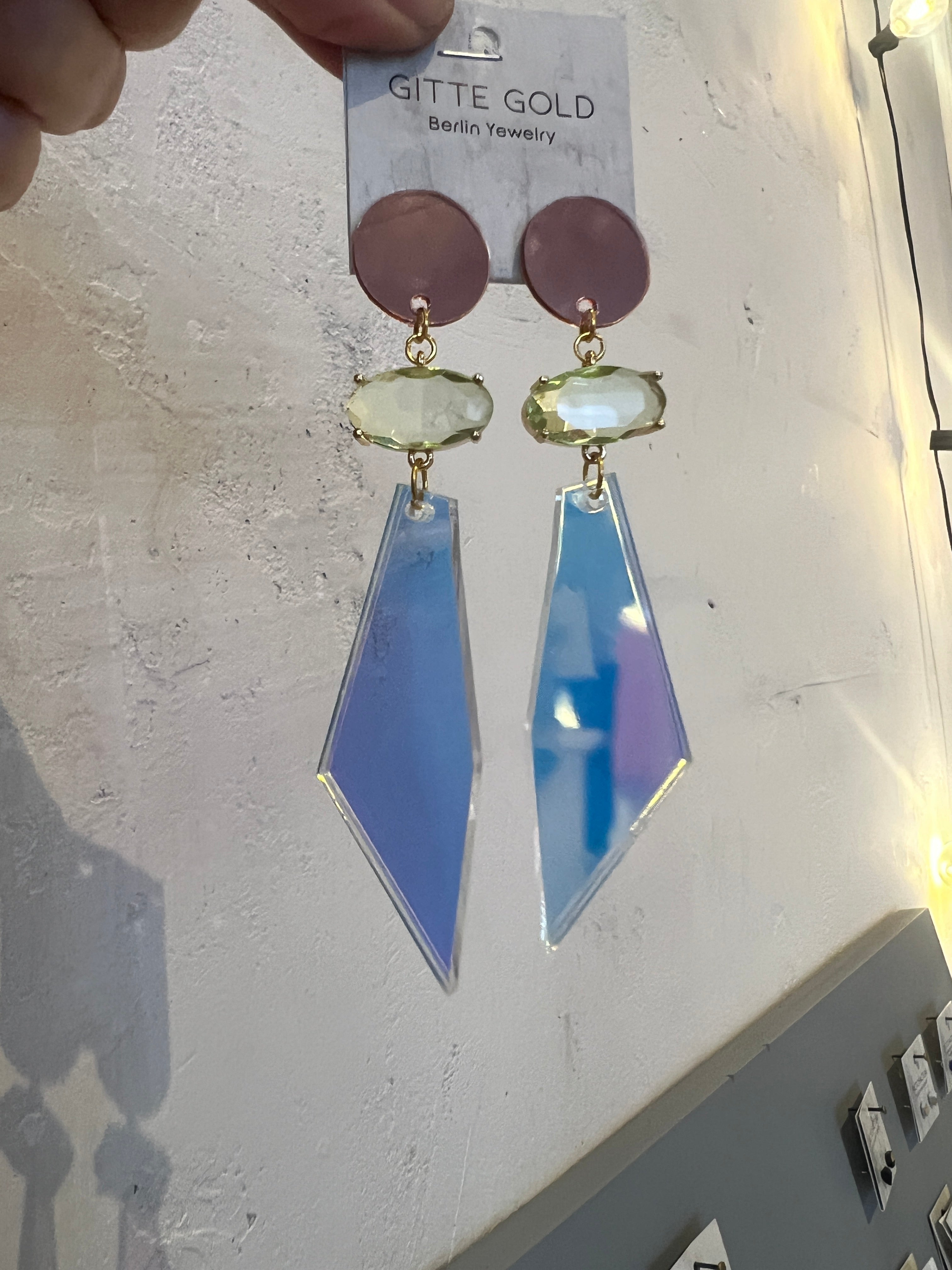 EINZELSTÜCK Ohrhänger Plexiglas 13