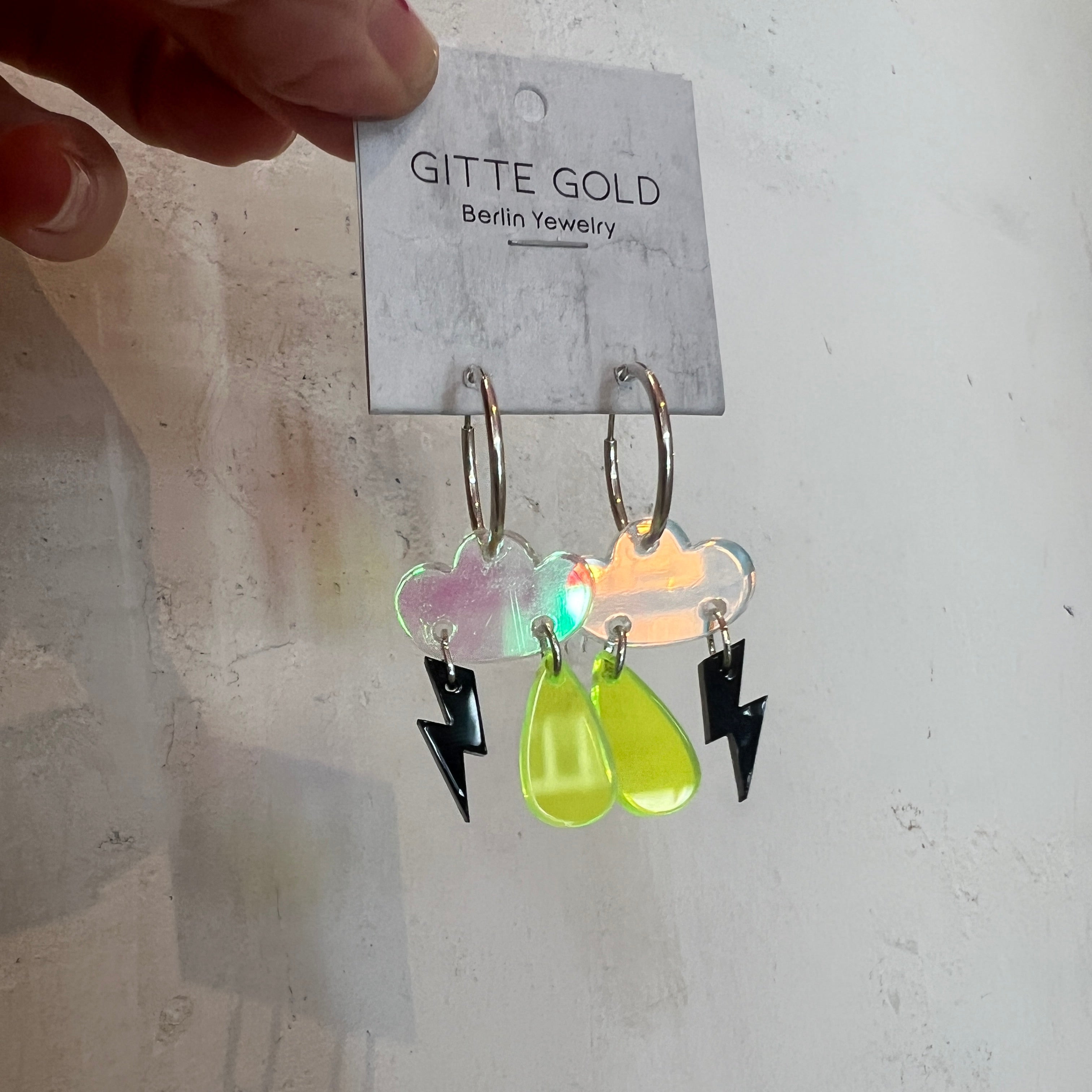 EINZELSTÜCK Ohrhänger Plexiglas 06