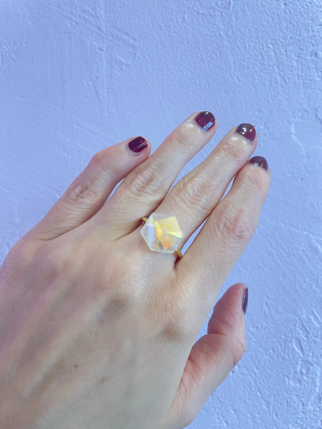 EINZELSTÜCK Ring Cube feste Schiene midi 01