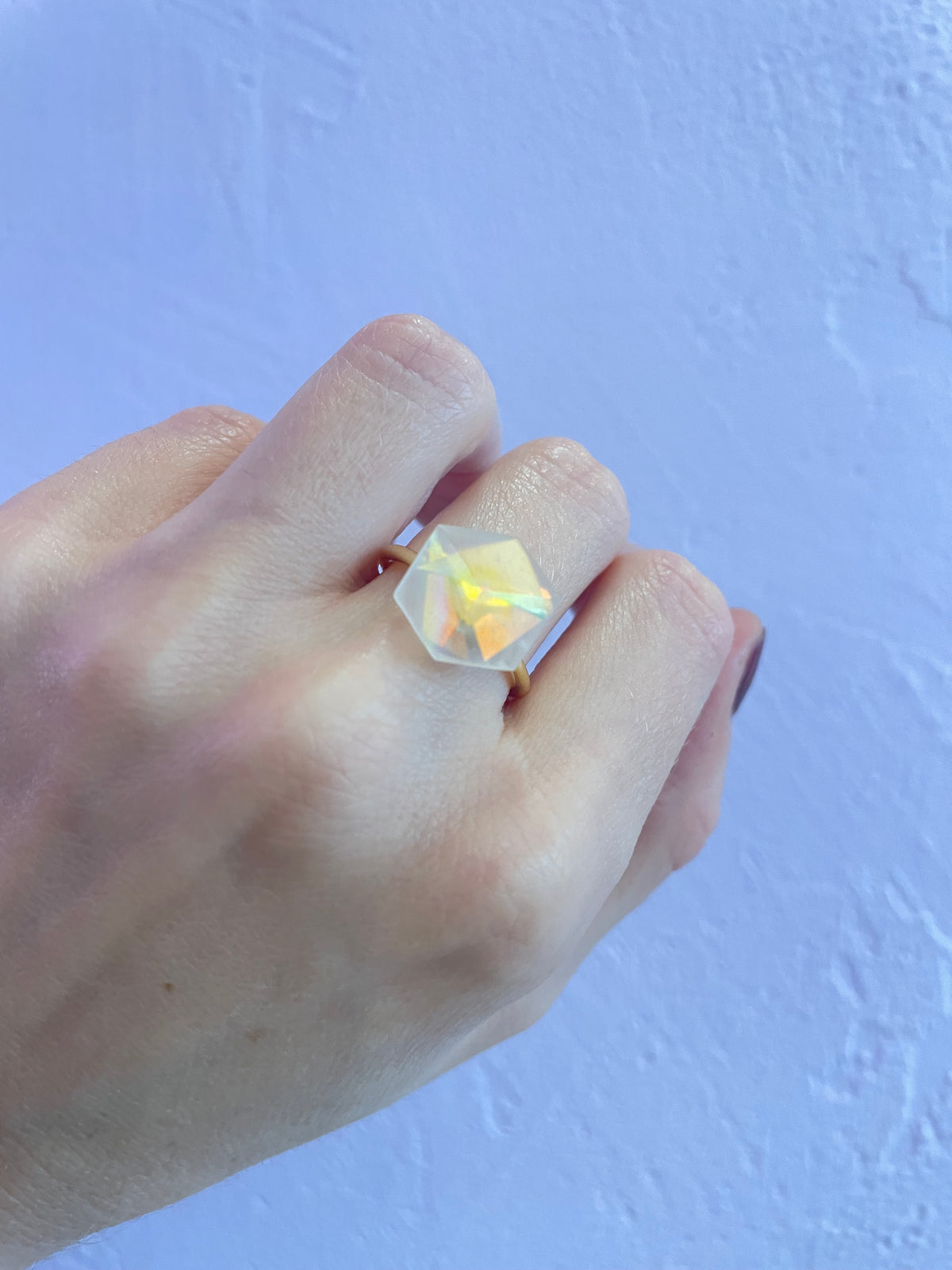 EINZELSTÜCK Ring Cube feste Schiene midi 01