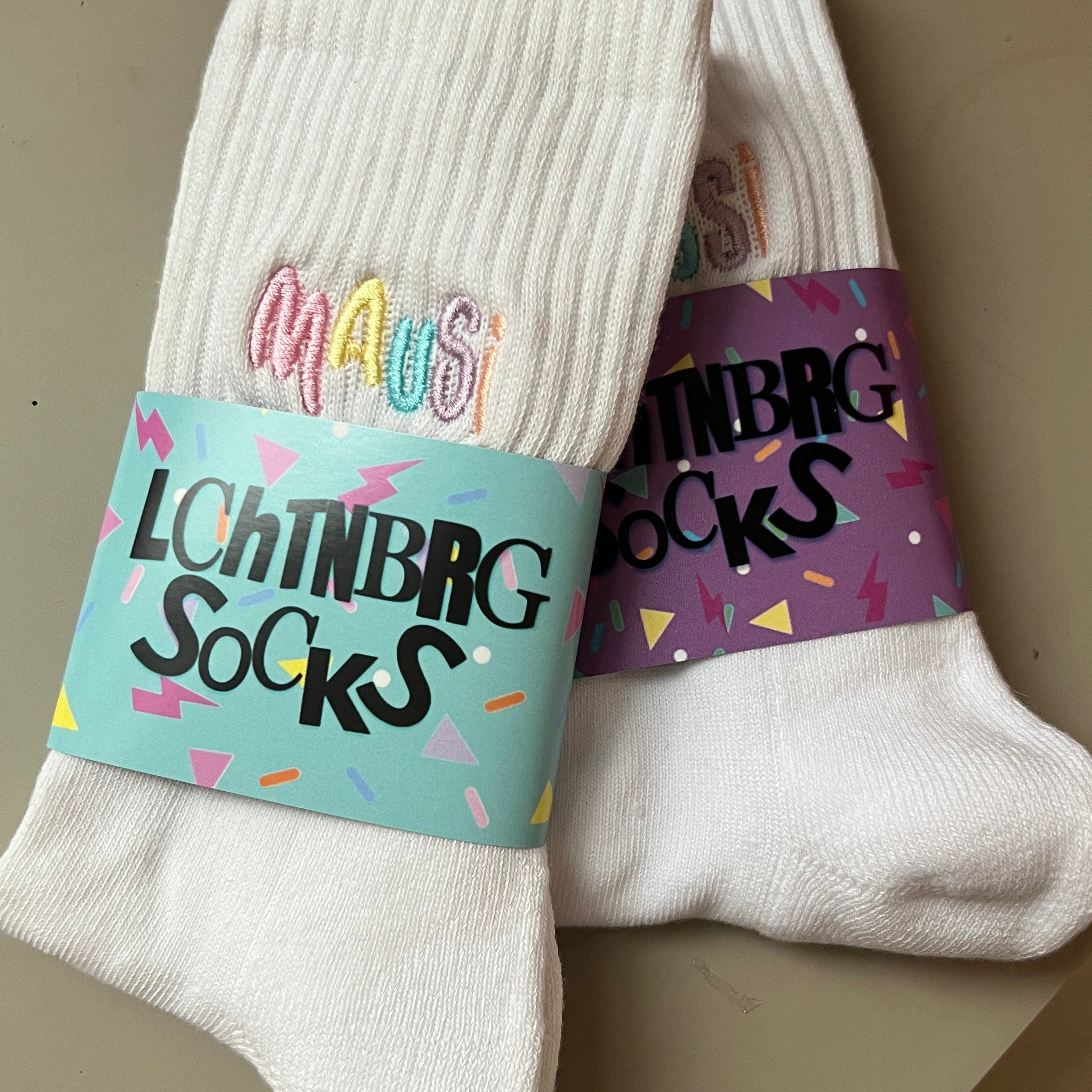 Socken Baumwolle LCHTNBRG