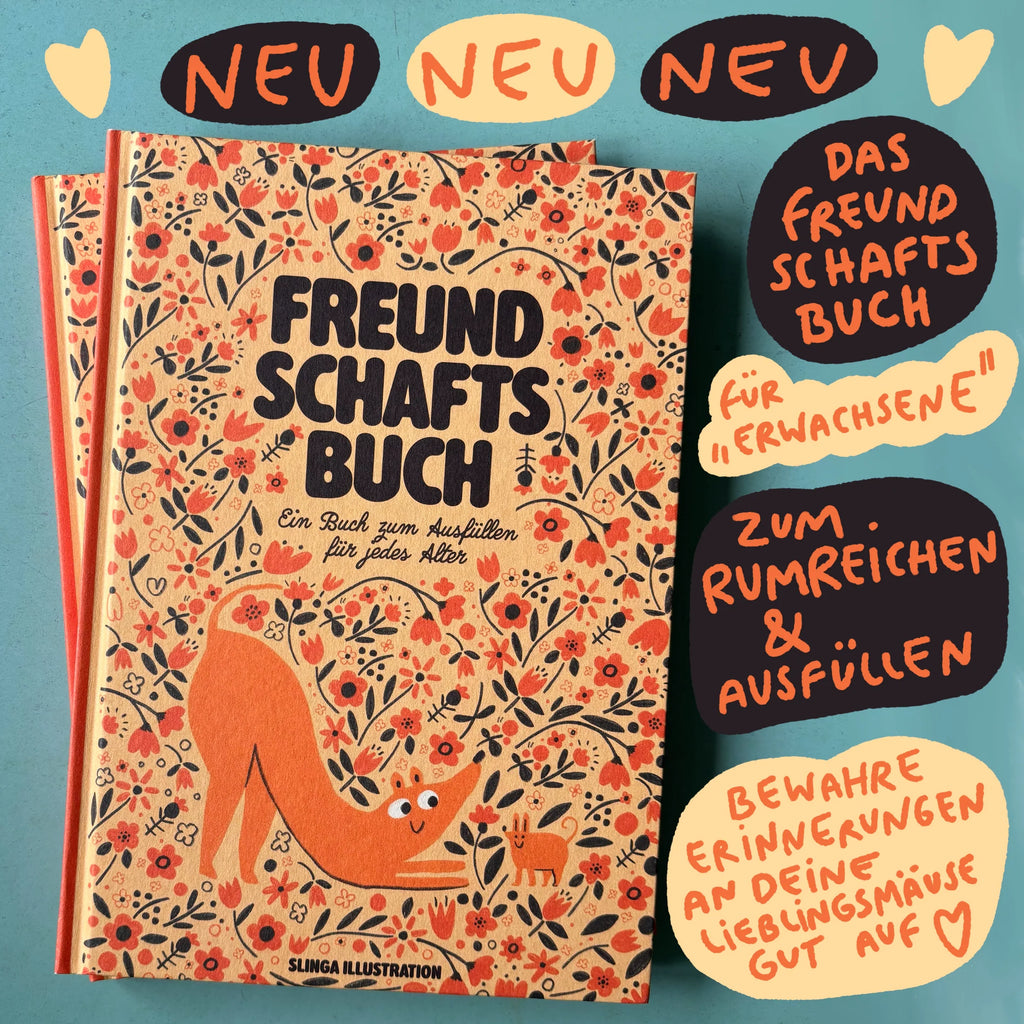 Buch "Freundschaftsbuch" Hardcover Slinga