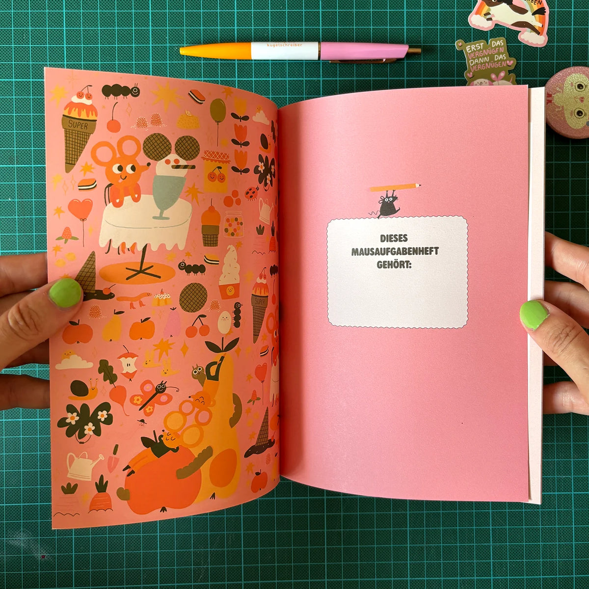 Buch "Das Mausaufgabenheft" Softcover Slinga