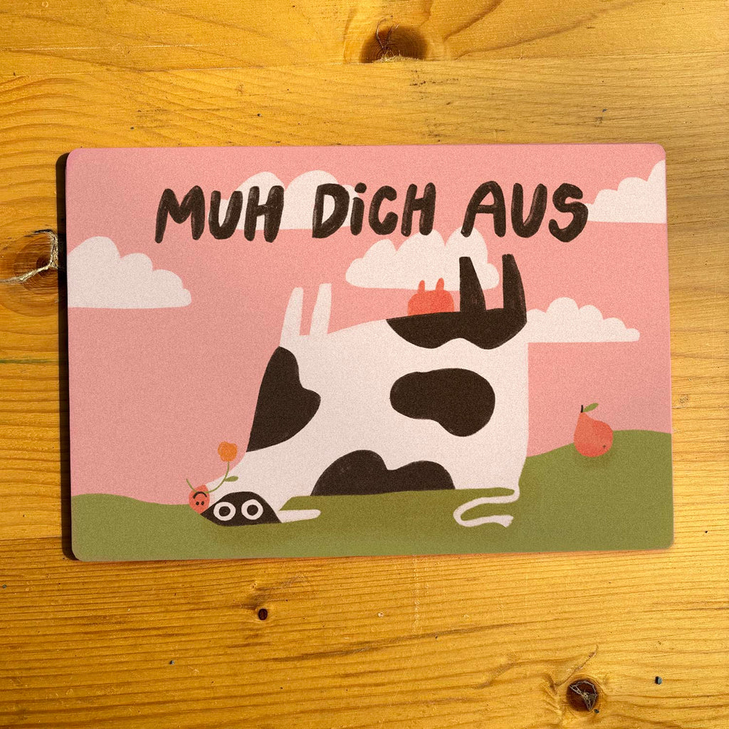 Tierische Frühstücksbrettchen Birkenholz