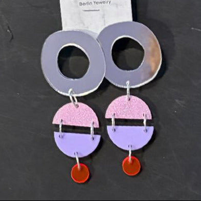 EINZELSTÜCK Ohrhänger Plexiglas 10