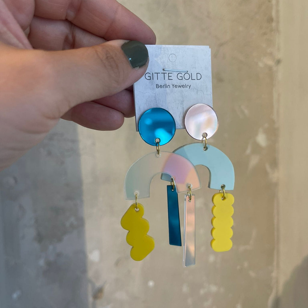 EINZELSTÜCK Ohrhänger Plexiglas 09