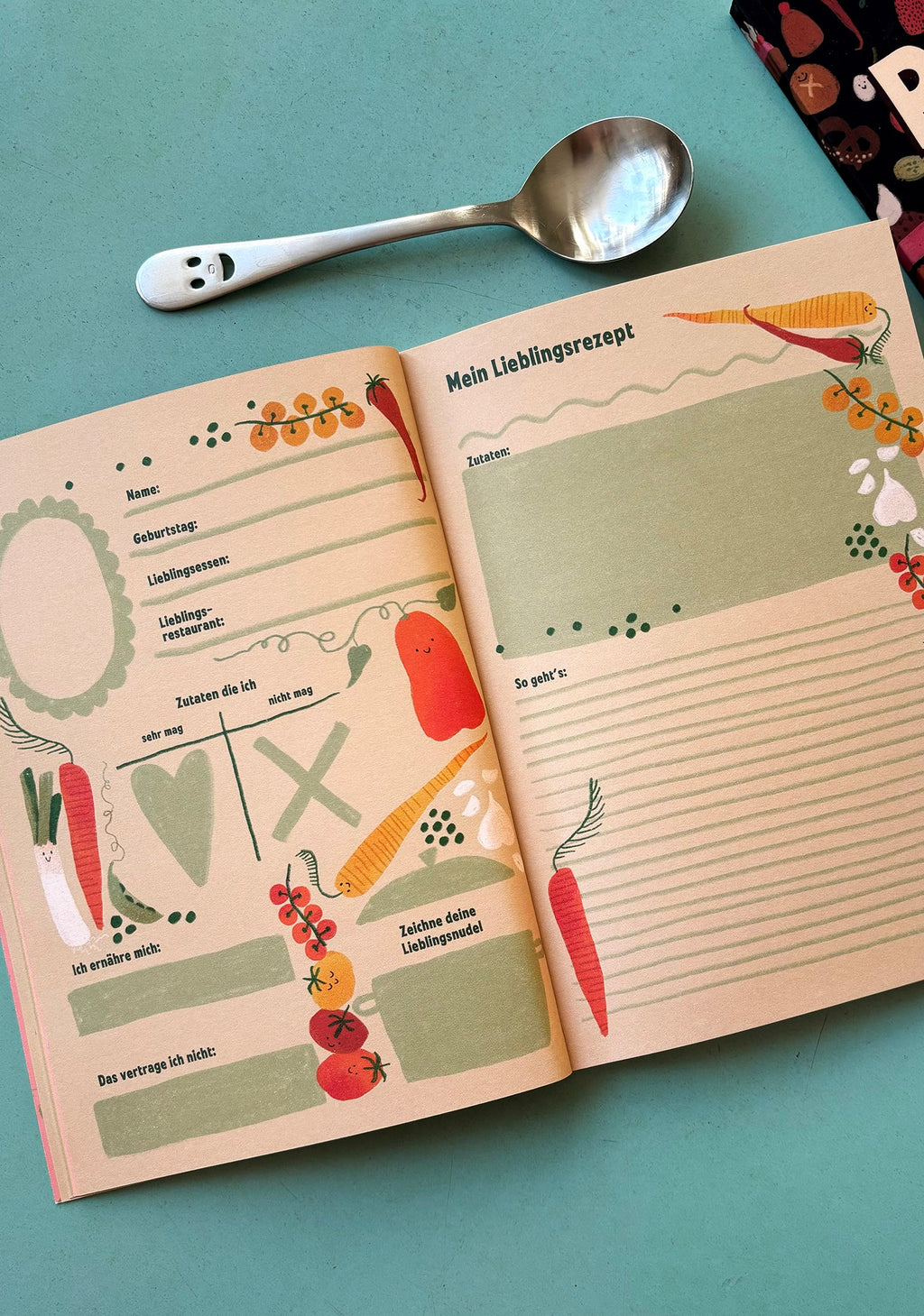 Buch "Die Rezepte meiner Liebsten" Hardcover Slinga