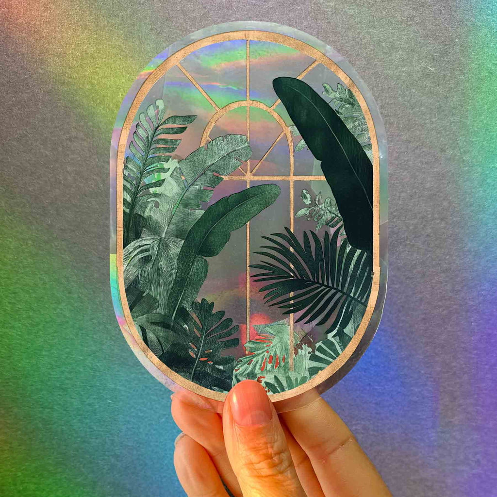 Regenbogen Aufkleber – Pflanzenparadies