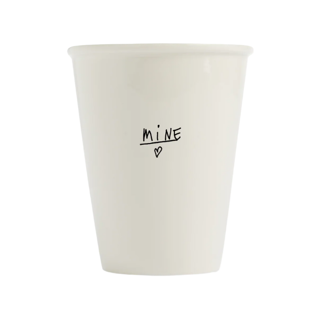 Becher Porzellan verschiedene Motive
