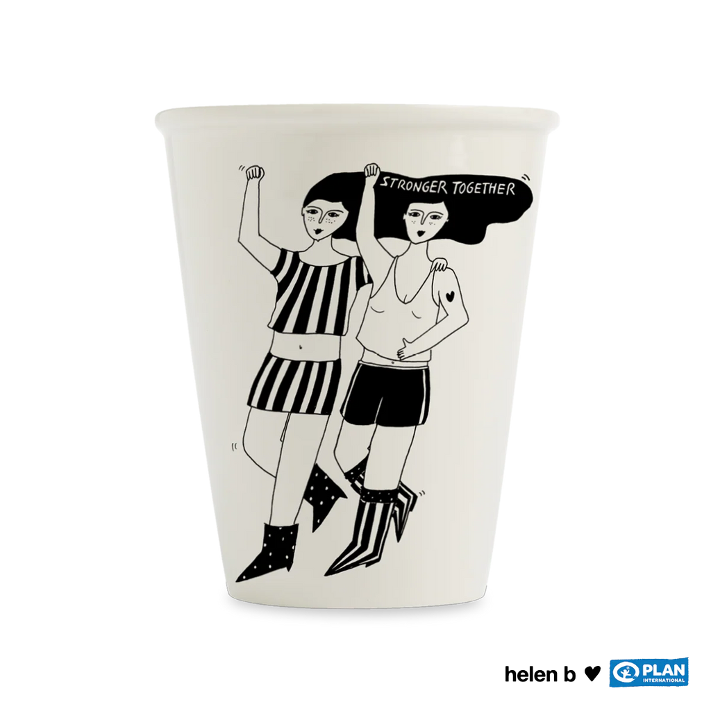 Becher Porzellan verschiedene Motive