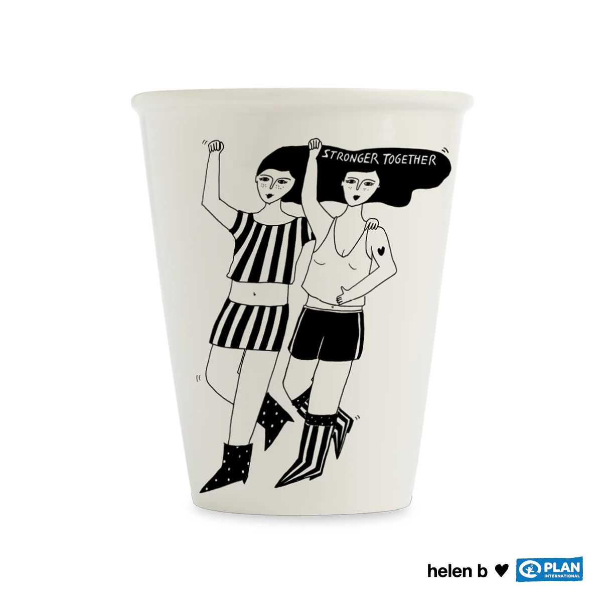 Becher Porzellan verschiedene Motive