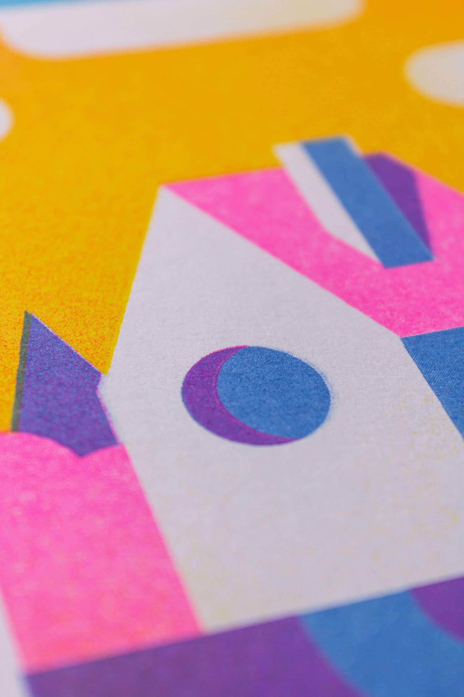 Riso Print - Häuser