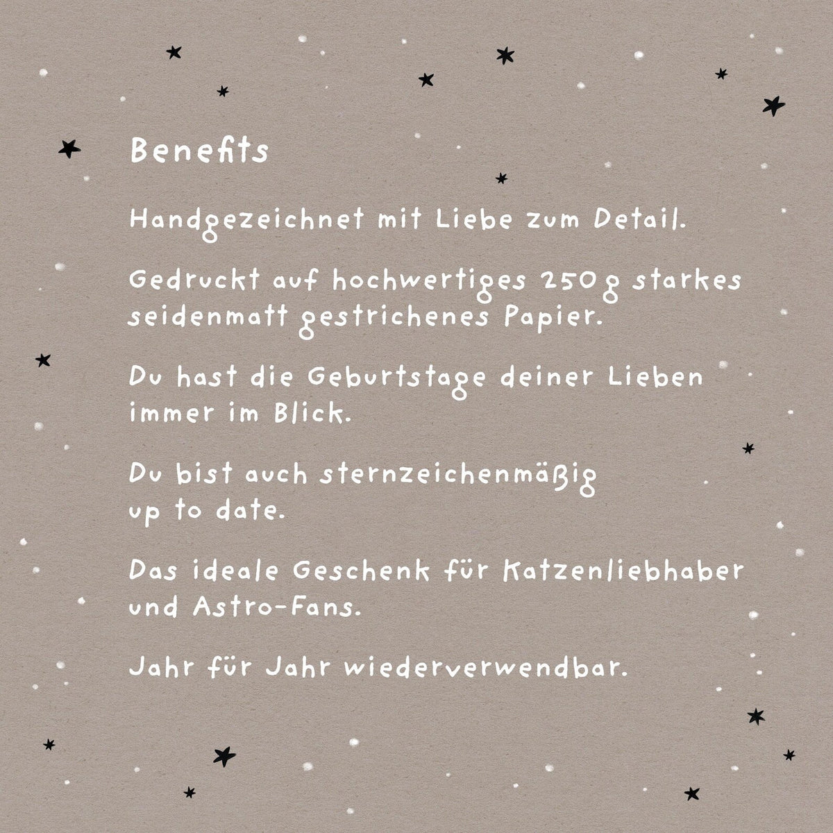 Sternzeichenkalender für Katzenliebhaber*innen