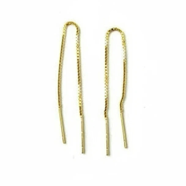 Ohrhänger Kette Gold 10cm