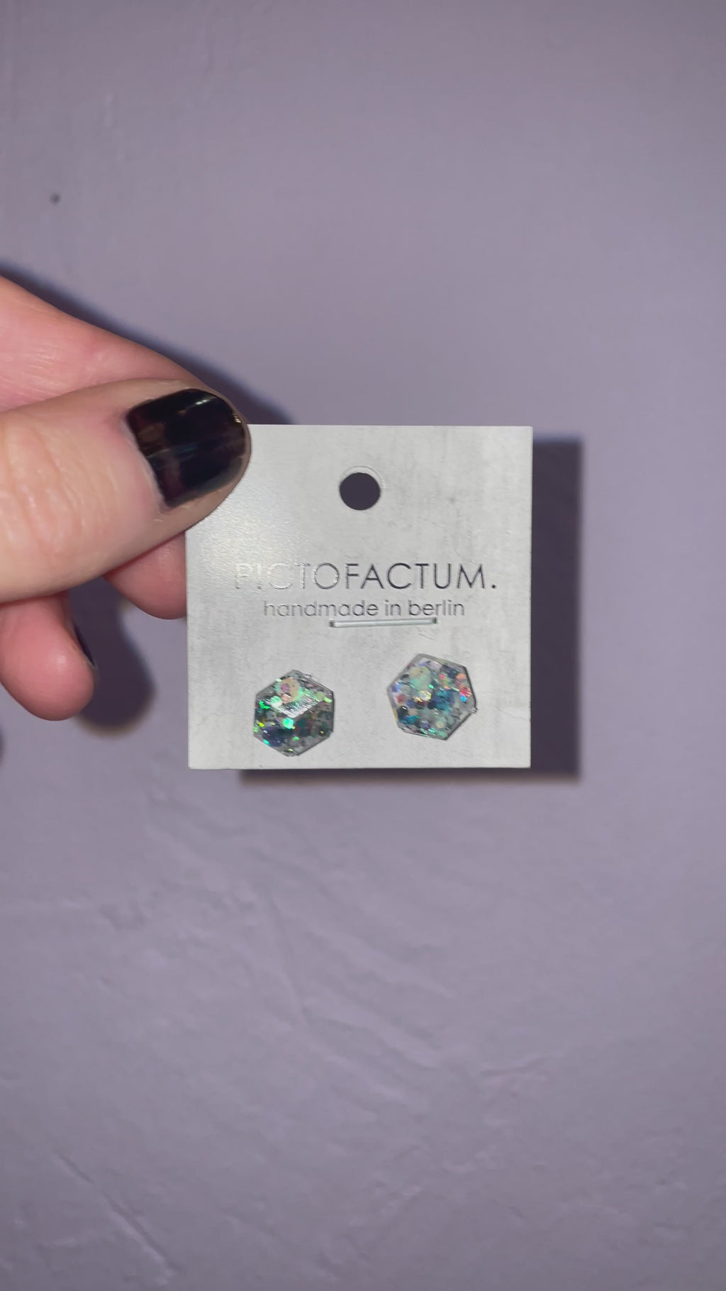 EINZELSTÜCK Ohrstecker fine Pictofactum 06