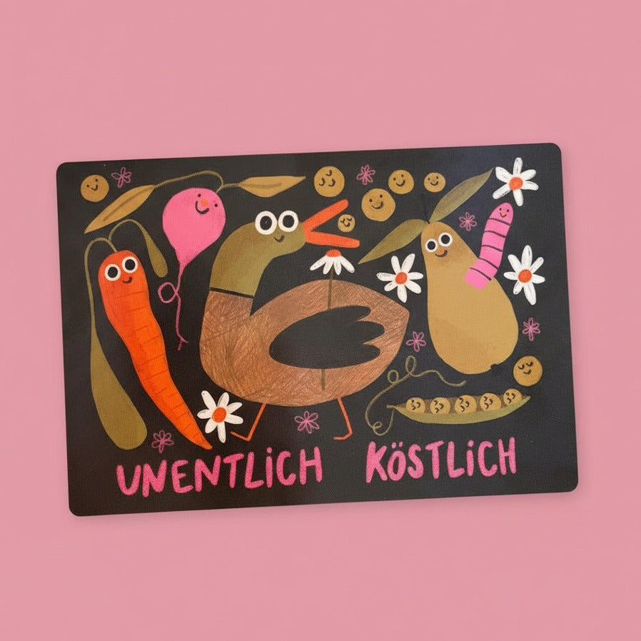 Tierische Frühstücksbrettchen Birkenholz