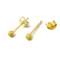 Ohrstecker "Sternenstaub" Kugel Gold