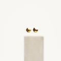 Ohrstecker Cube "Klimax" Gold mini