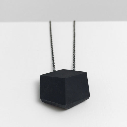 Kette lang Cube "Purismus" Schwarz