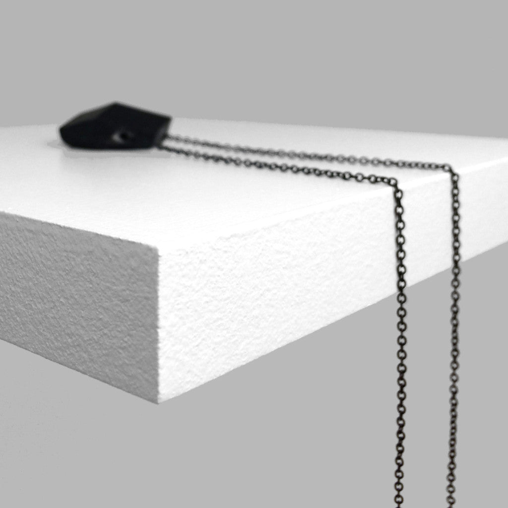 Kette lang Cube "Purismus" Schwarz