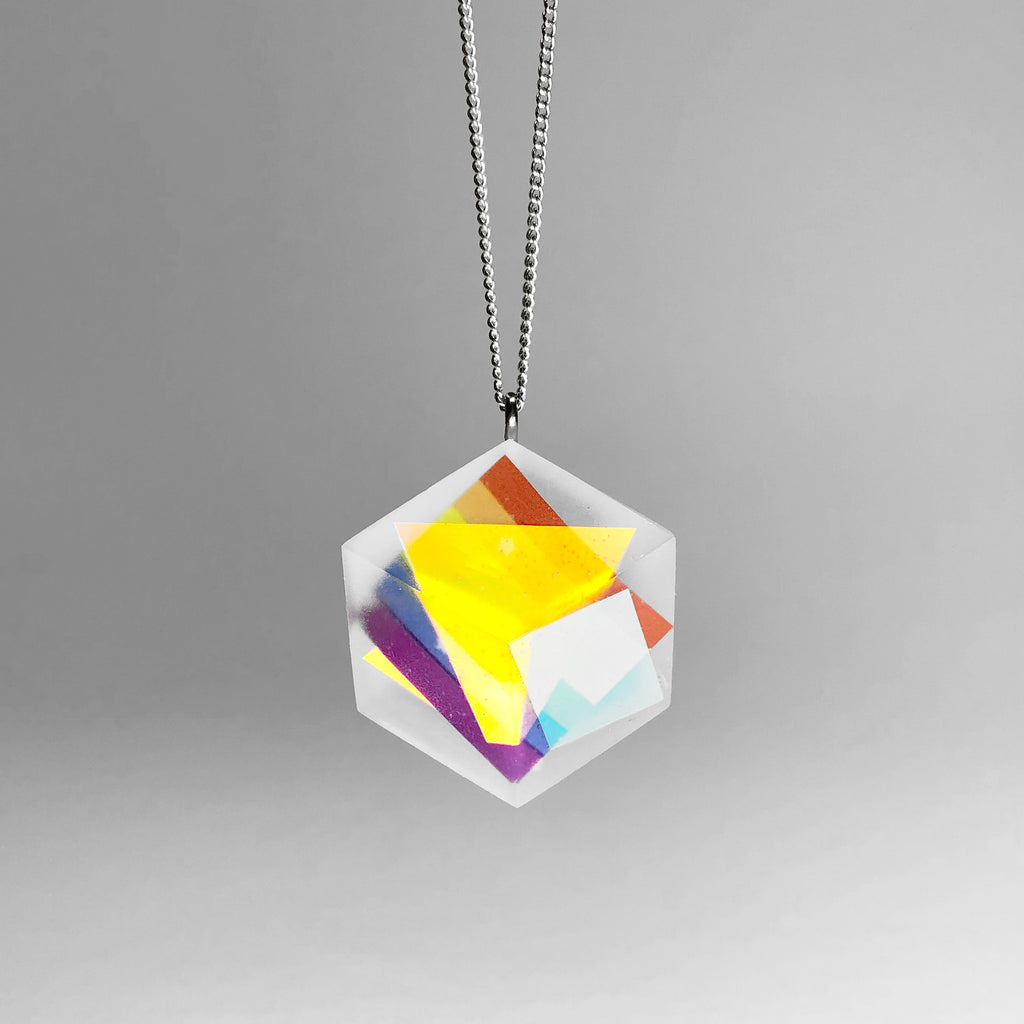 Kette lang Cube "Pride" Silber