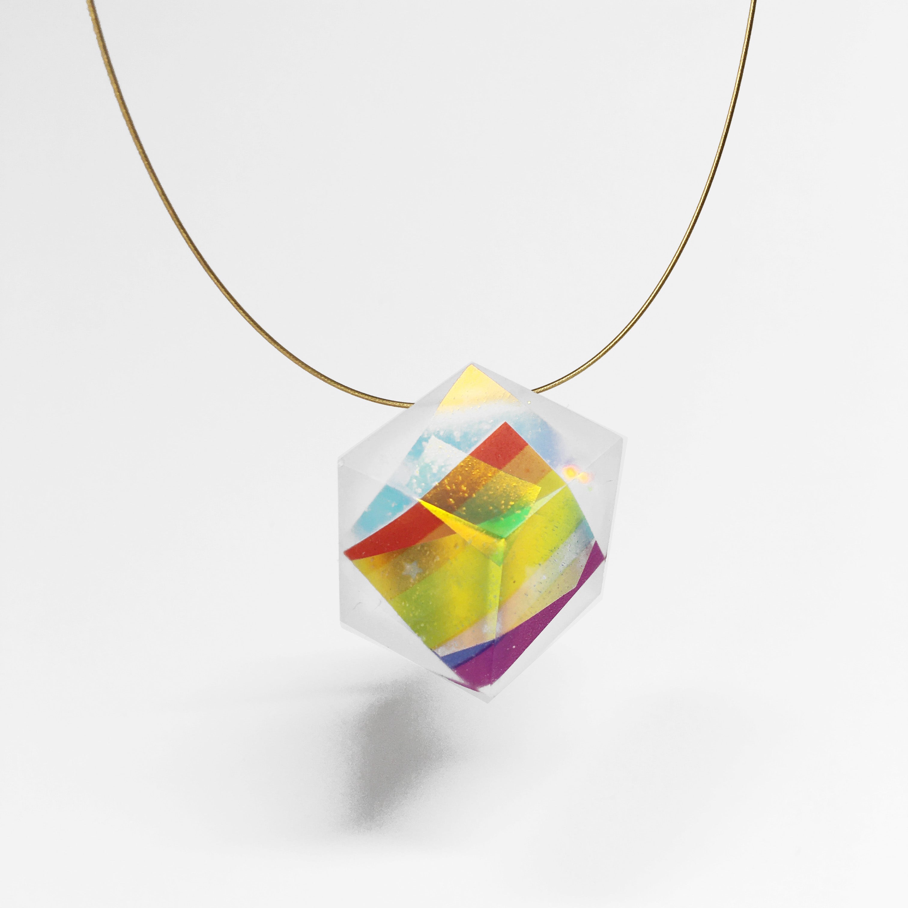 Kette Cube Wire "Pride" Gold